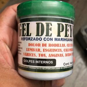 Gel de peyote for pain sore muscles